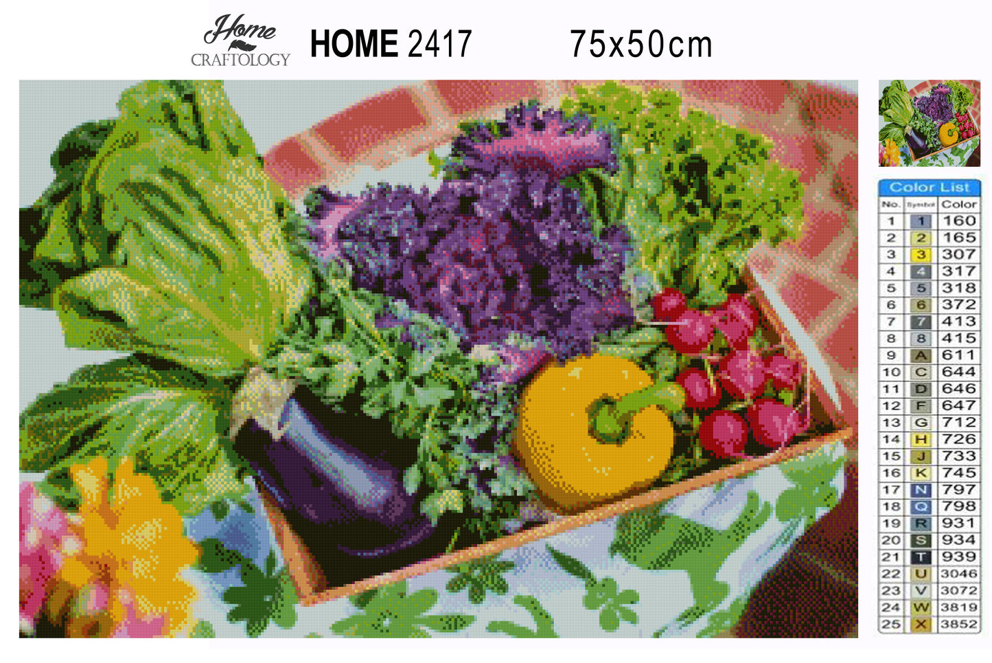 Vegetables - Premium Diamond Painting Kit