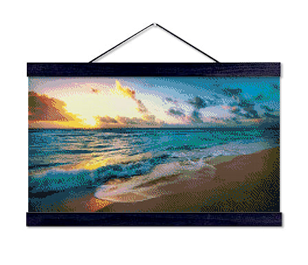 Beach and Sunset - Premium Diamond Painting Kit