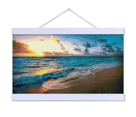 Beach and Sunset - Premium Diamond Painting Kit