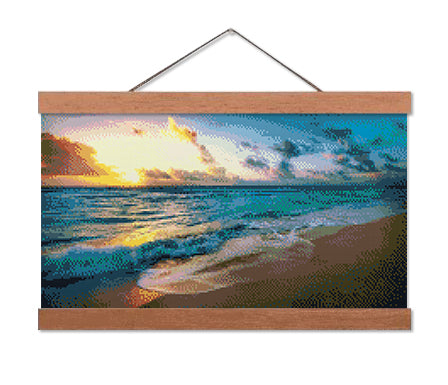 Beach and Sunset - Premium Diamond Painting Kit