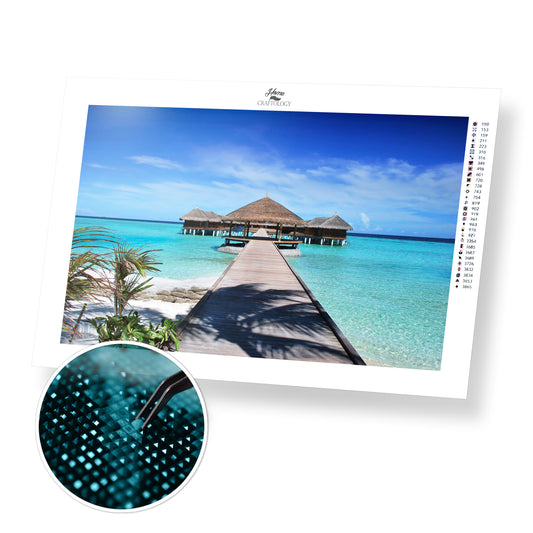 Maldives - Premium Diamond Painting Kit