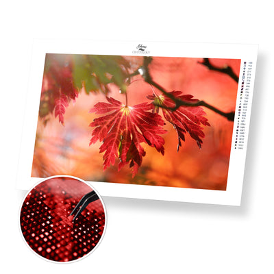Red Leaves - Premium Diamond Painting Kit