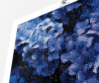 Blue Hydrangeas - Premium Diamond Painting Kit