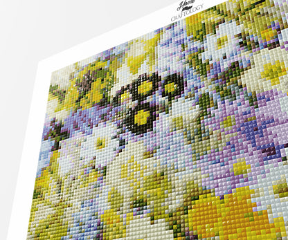 Spring Flower Collage - Premium Diamond Painting Kit