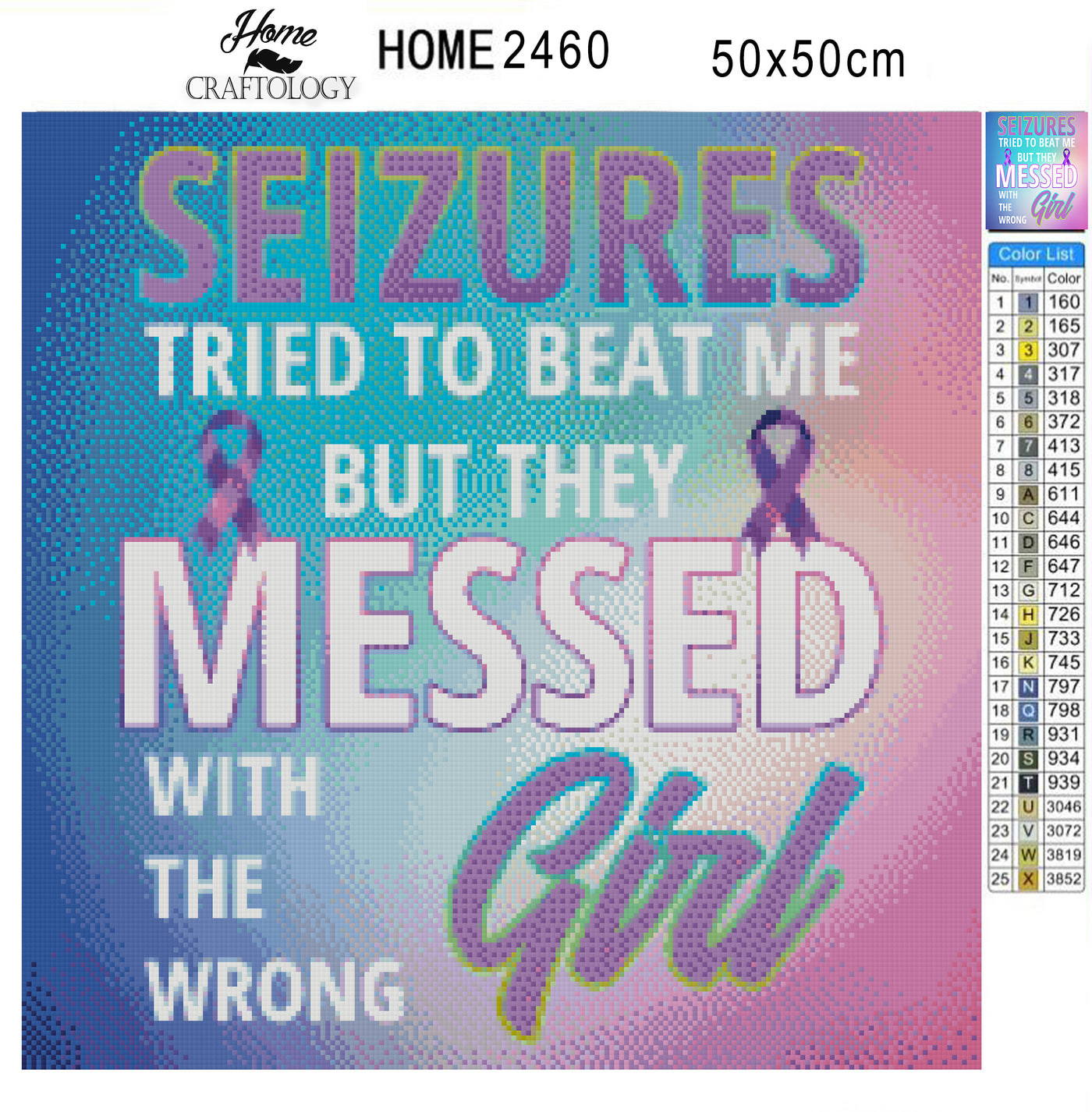 Don't Mess with the Wrong Girl - Premium Diamond Painting Kit