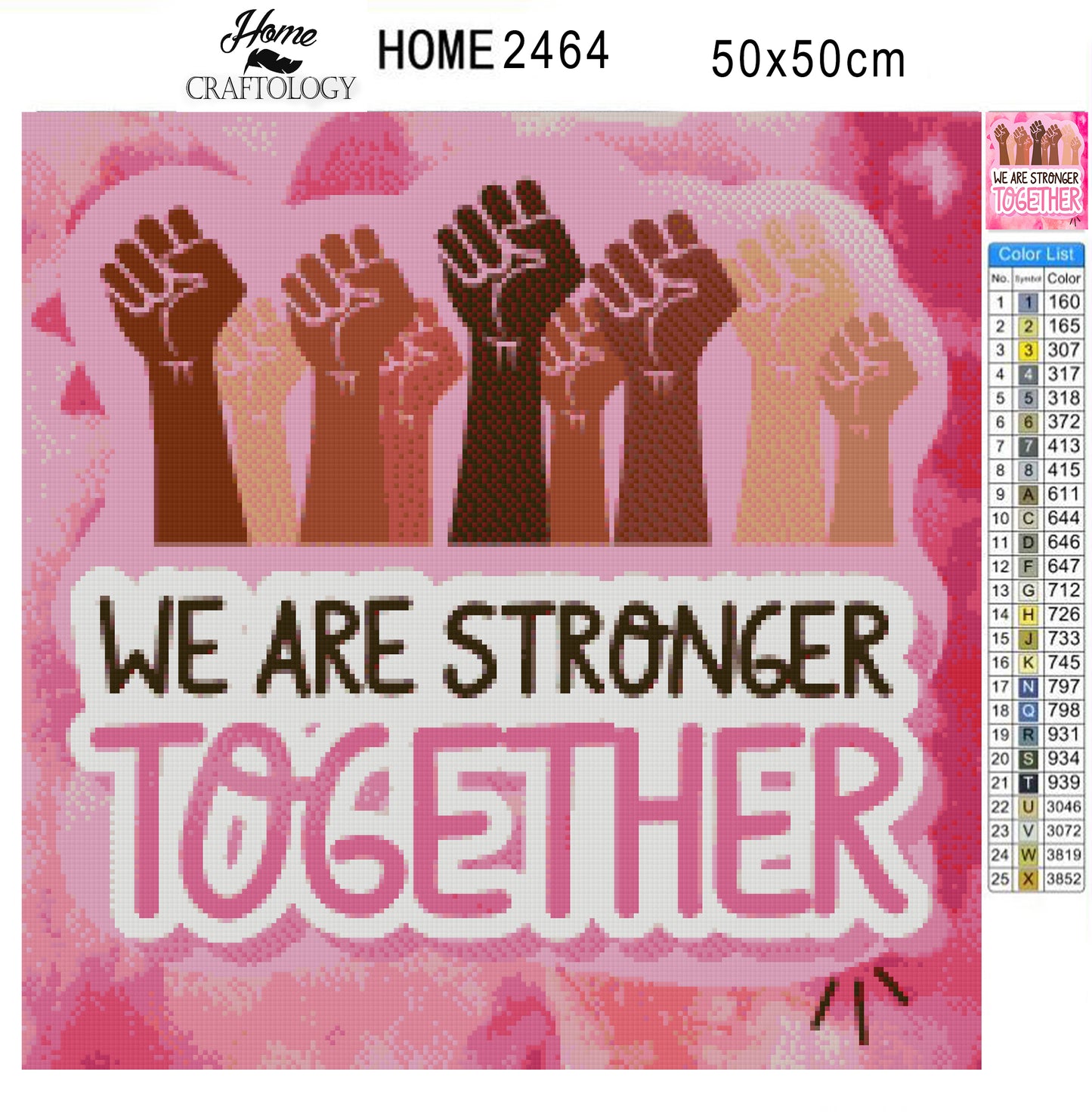 We are Stronger Together - Premium Diamond Painting Kit