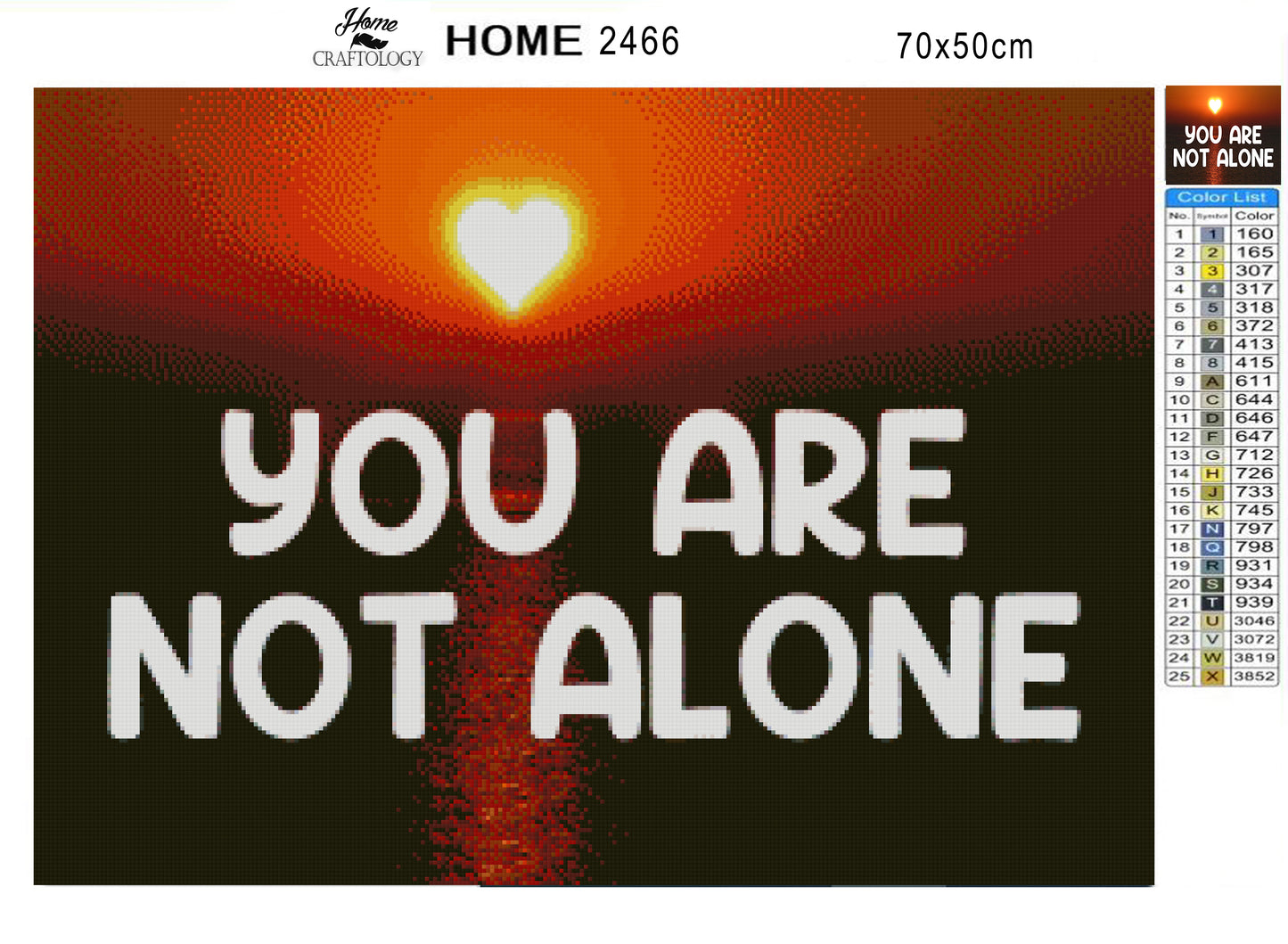 You are Not Alone - Premium Diamond Painting Kit