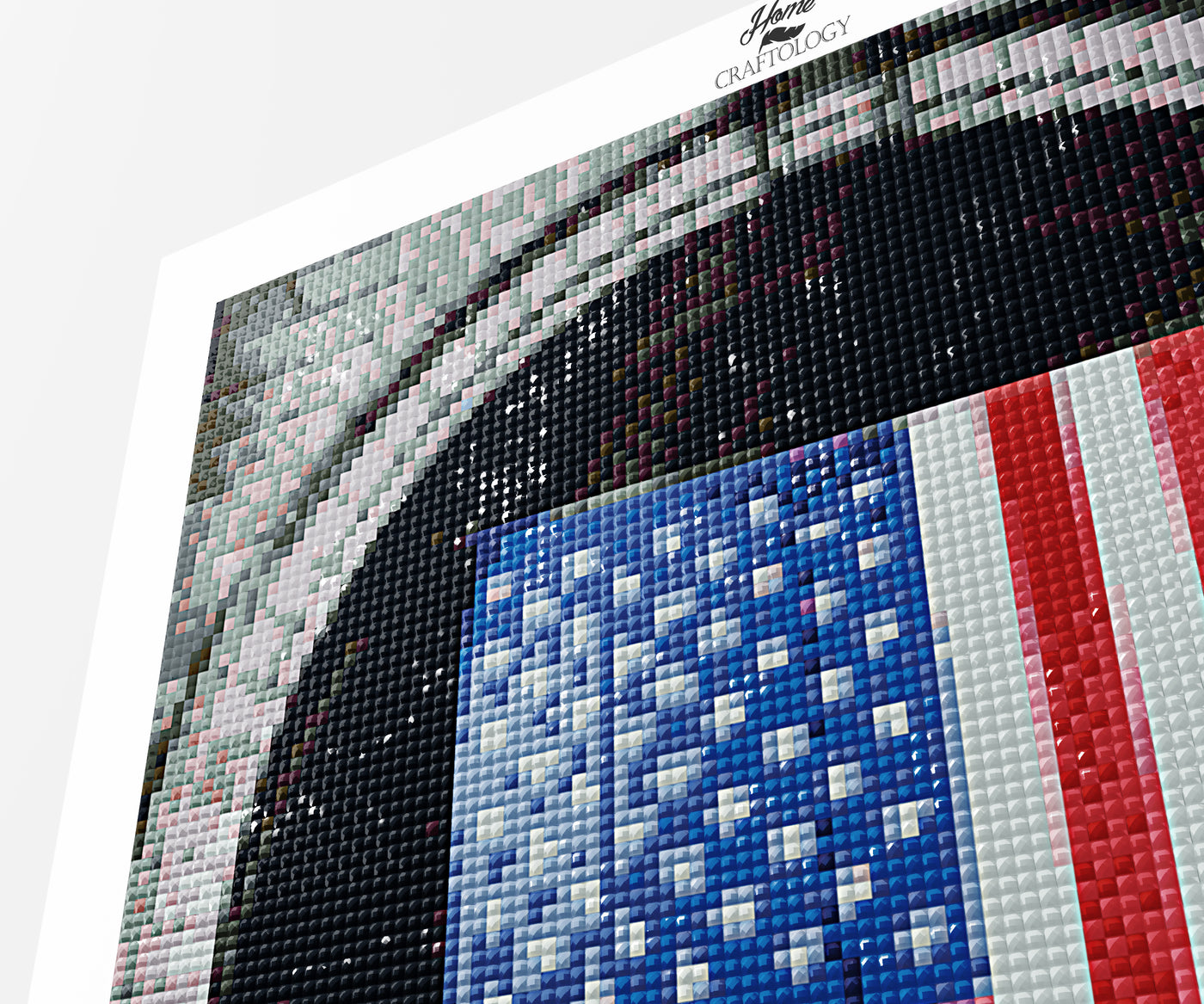 Hanging USA Flag - Premium Diamond Painting Kit