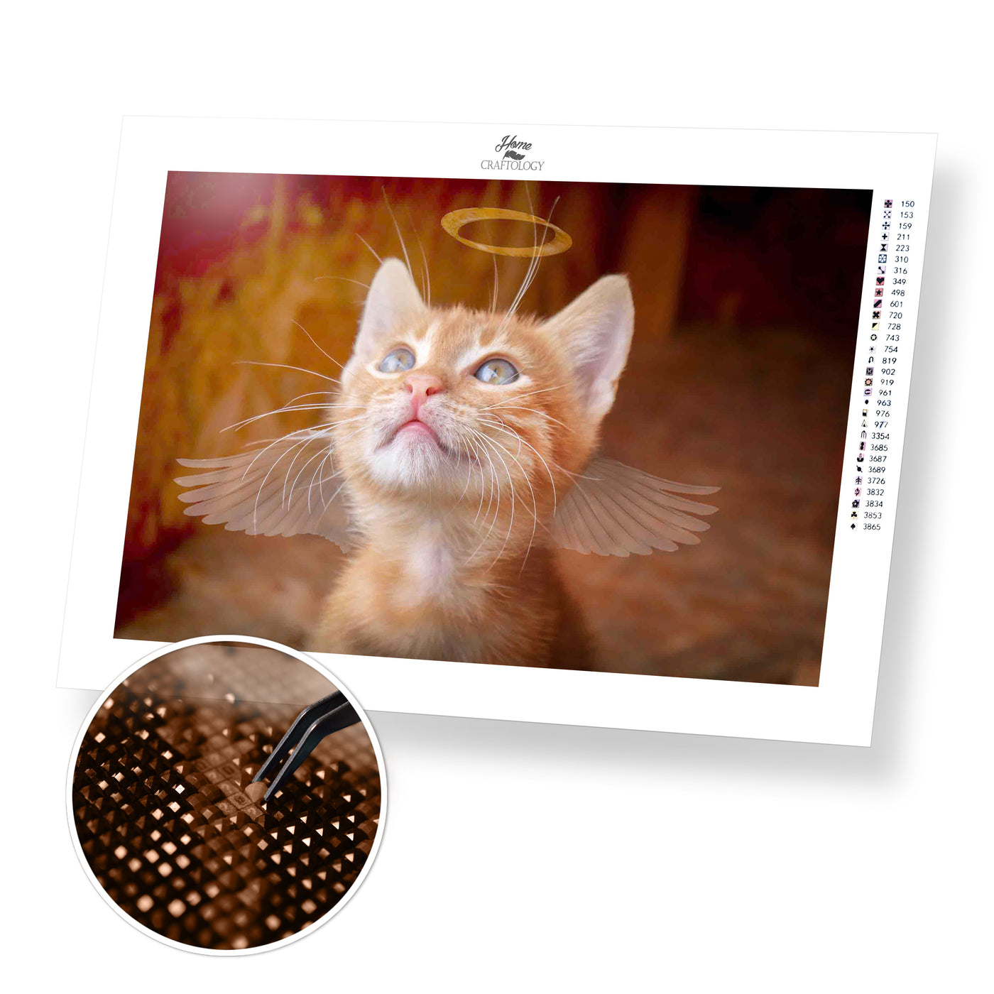 Angel Cat - Premium Diamond Painting Kit