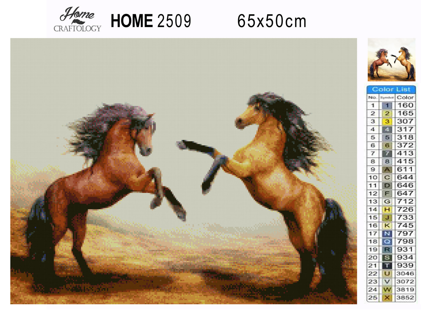 Wild Stallions - Premium Diamond Painting Kit