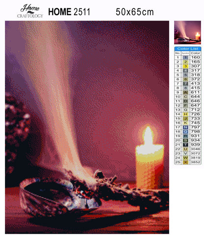 Burning Sage - Premium Diamond Painting Kit