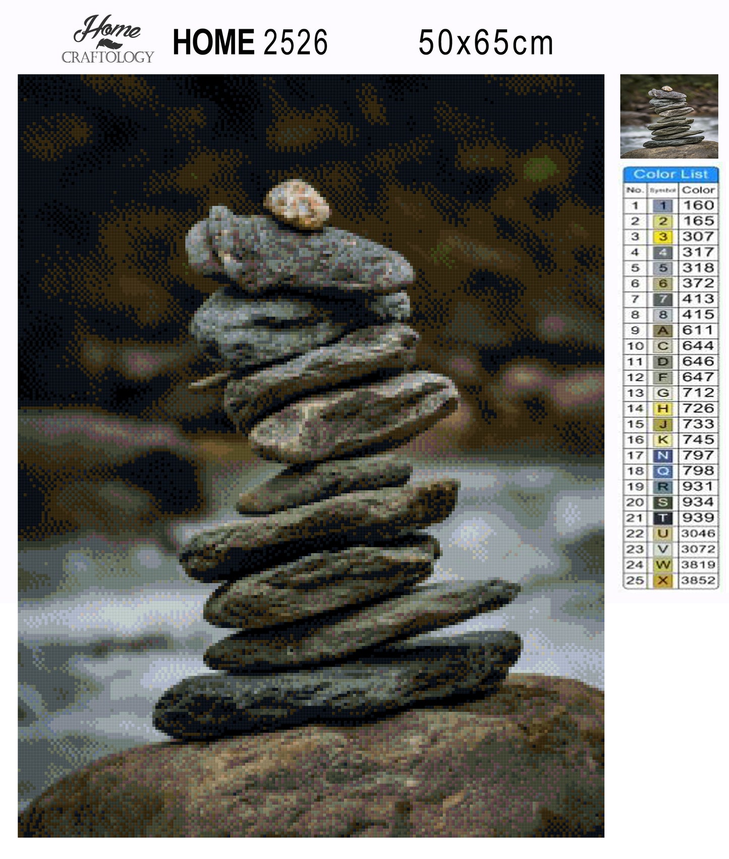 Stone Tower - Premium Diamond Painting Kit