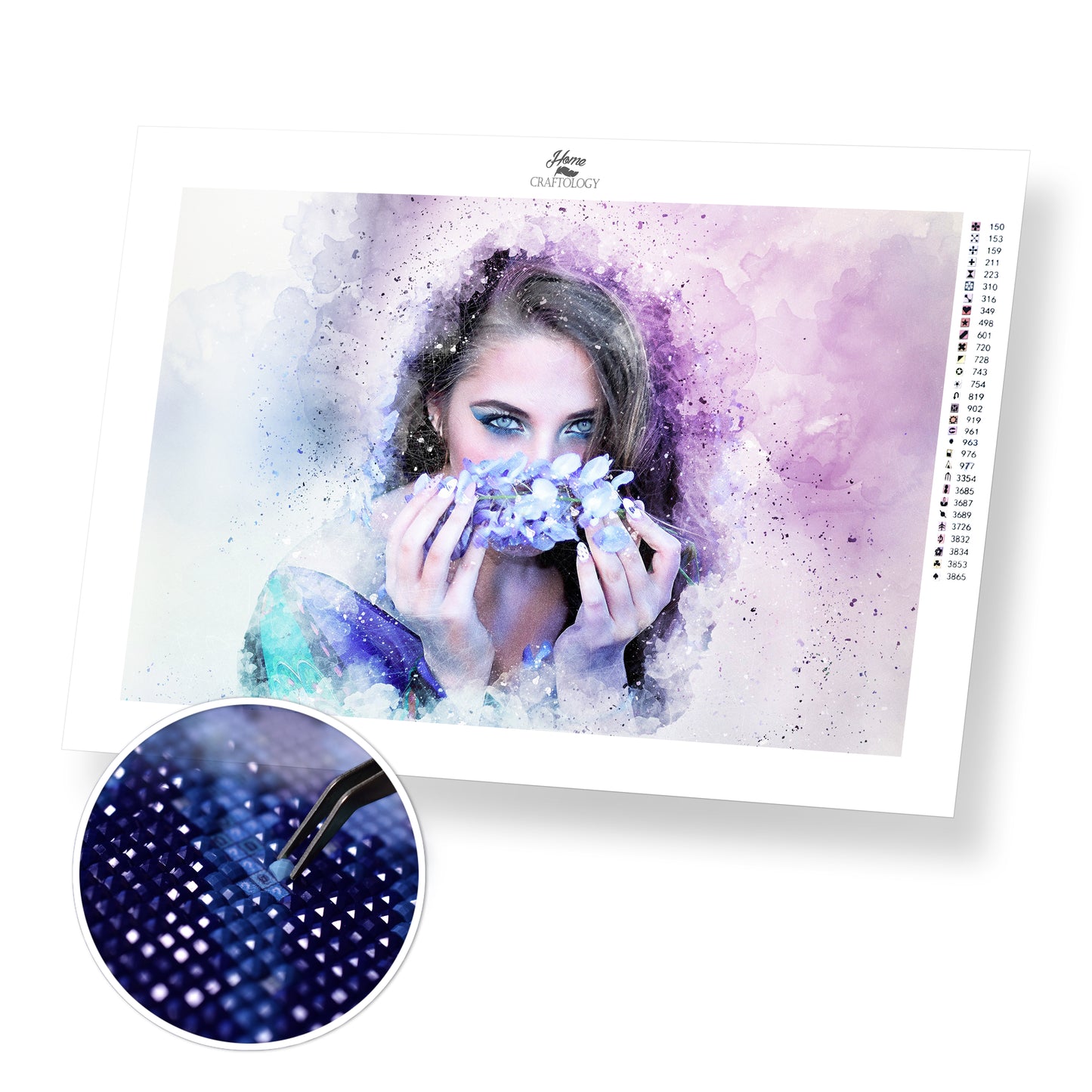 Smell the Flowers - Premium Diamond Painting Kit