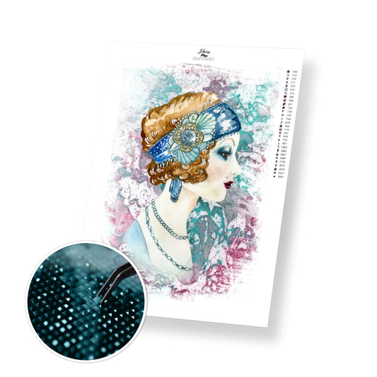 Woman in the 20s - Premium Diamond Painting Kit