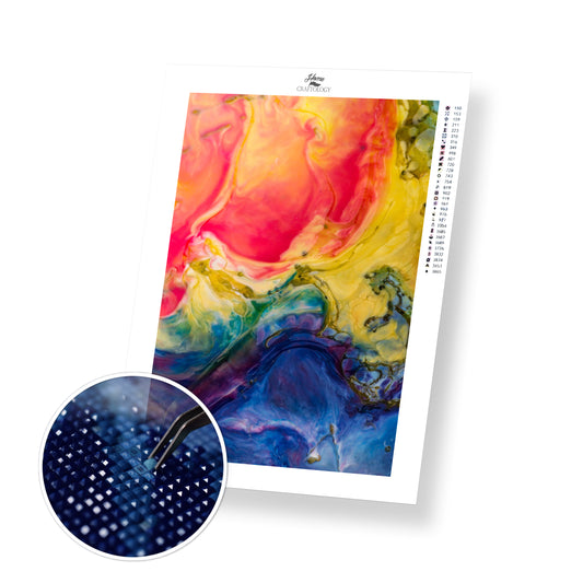 Dye Abstract - Premium Diamond Painting Kit