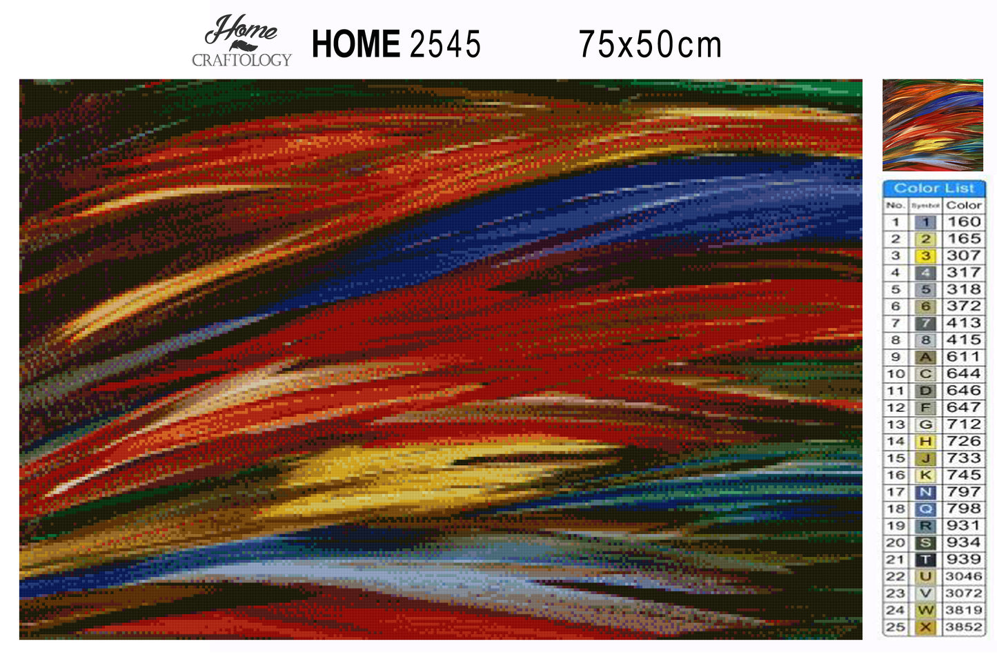 Paint Strokes - Premium Diamond Painting Kit