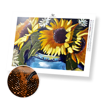 Sunflower Painting - Premium Diamond Painting Kit
