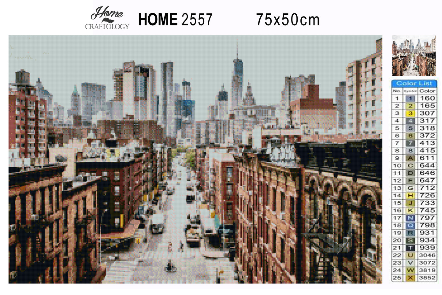 Manhattan - Premium Diamond Painting Kit