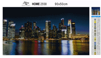 Singapore Skyline - Premium Diamond Painting Kit