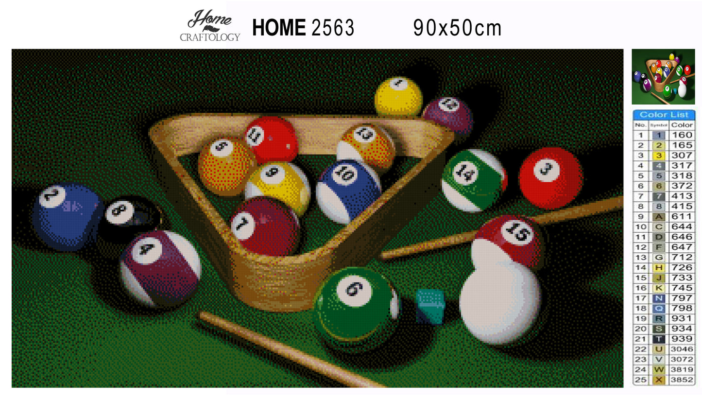 Billiards - Premium Diamond Painting Kit