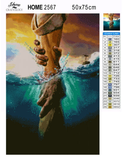 Jesus Saves - Premium Diamond Painting Kit