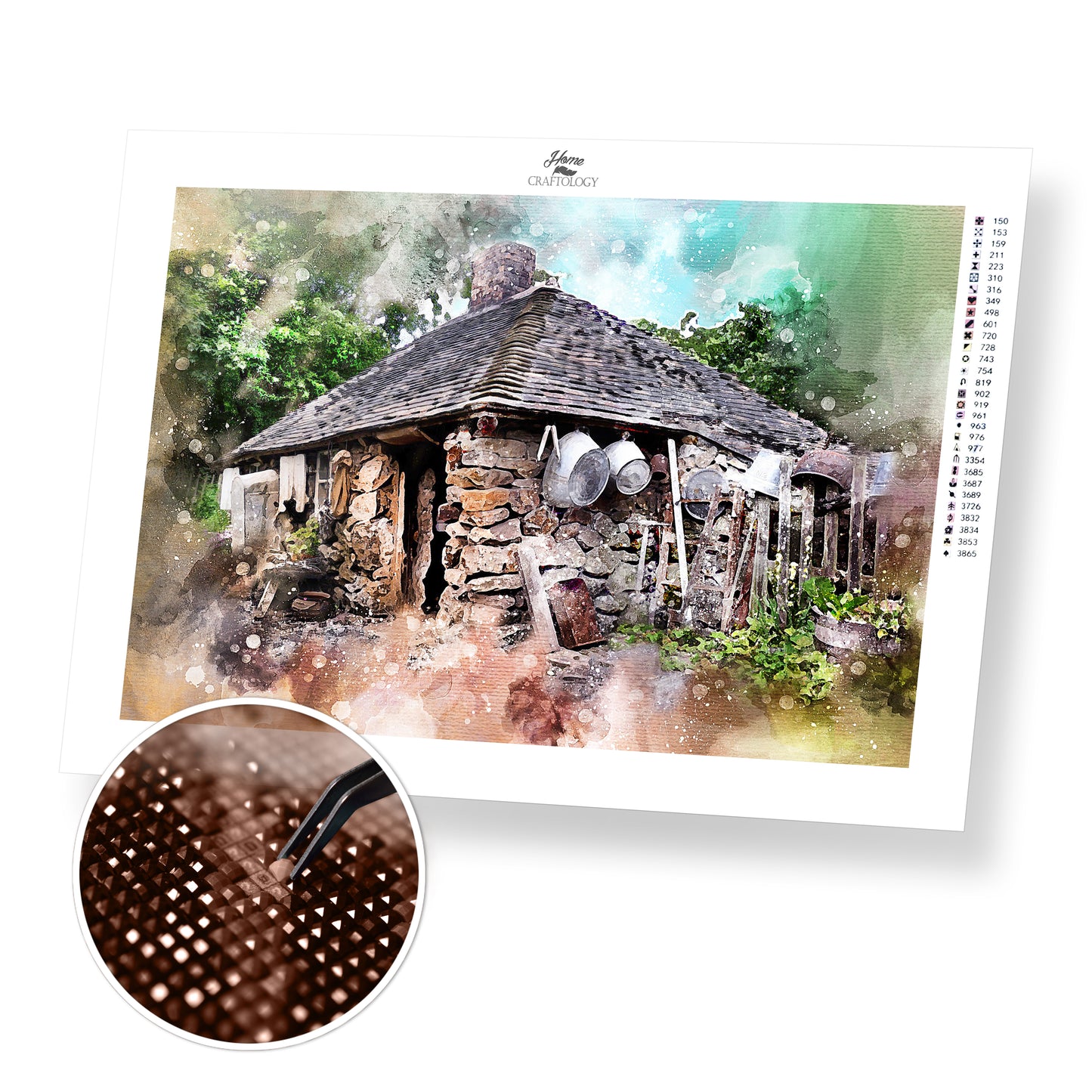 Stone House - Premium Diamond Painting Kit