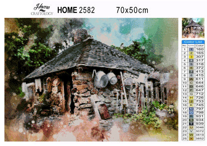 Stone House - Premium Diamond Painting Kit