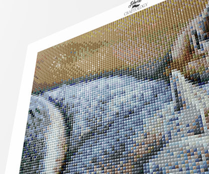 New! Silver Fox - Premium Diamond Painting Kit