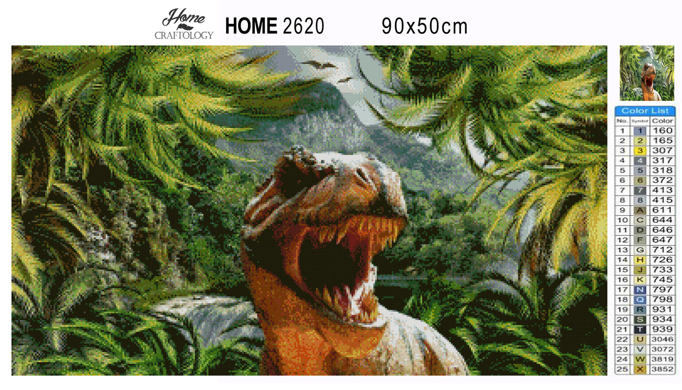Tyrannosaurus Rex - Premium Diamond Painting Kit