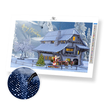 Christmas Postcard - Premium Diamond Painting Kit