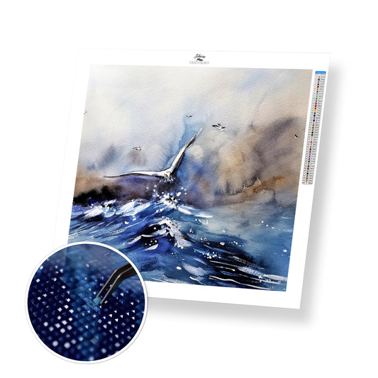 Seagull - Premium Diamond Painting Kit