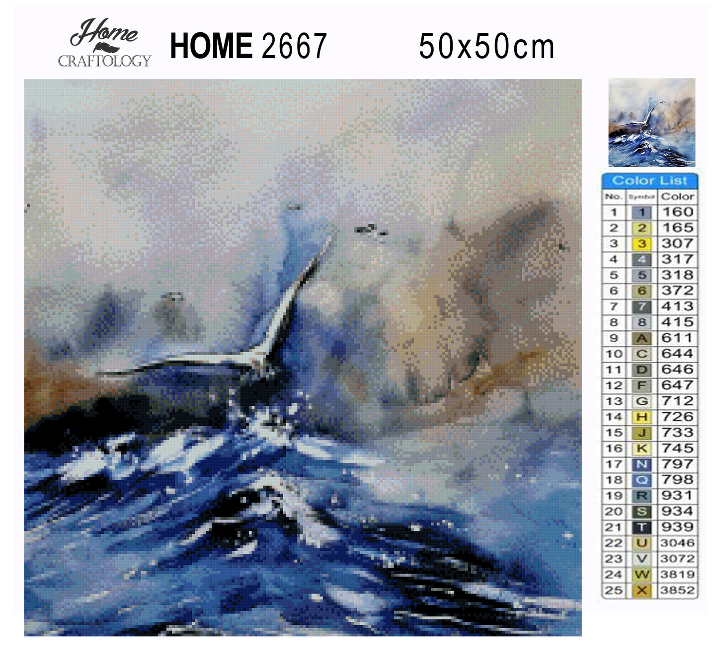 Seagull - Premium Diamond Painting Kit