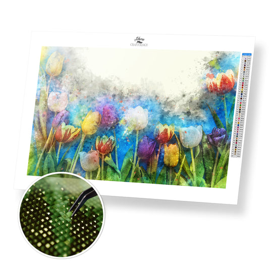 Tulip Painting - Premium Diamond Painting Kit