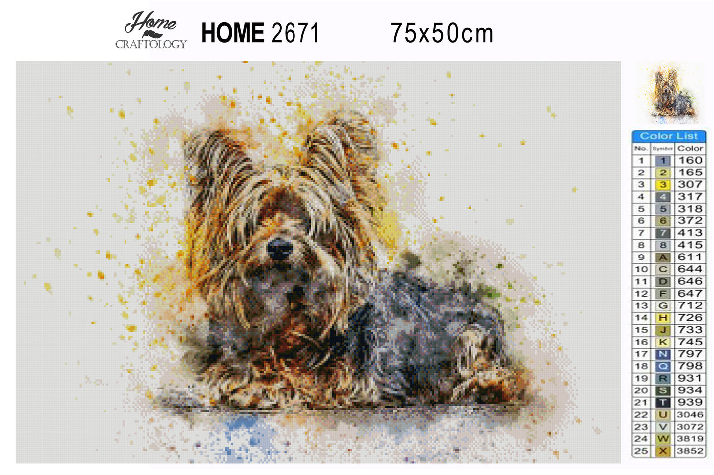 Yorky - Premium Diamond Painting Kit