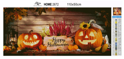 Halloween Pumpkins - Premium Diamond Painting Kit