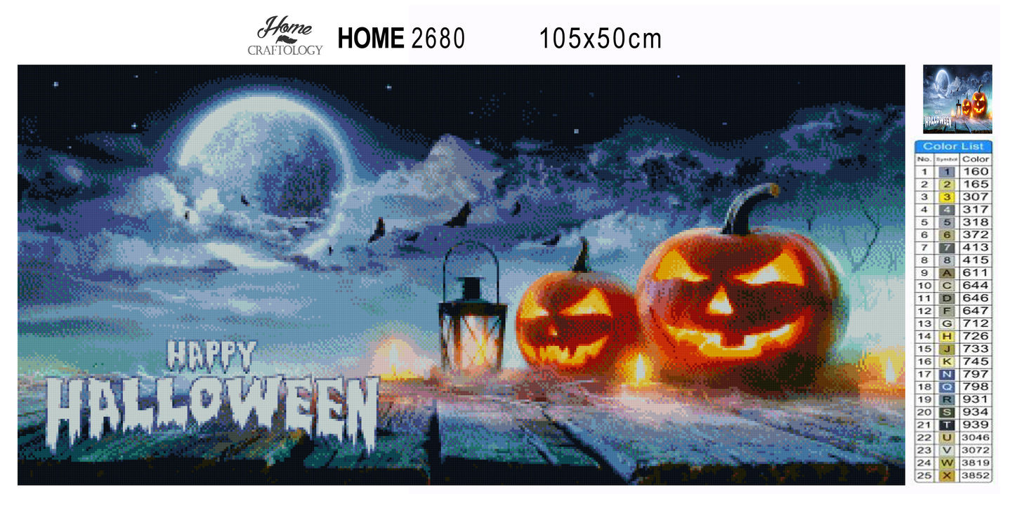 Spooky Halloween - Premium Diamond Painting Kit