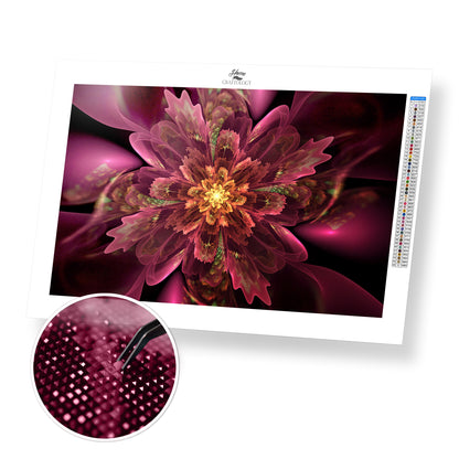 Glowing Flower - Premium Diamond Painting Kit