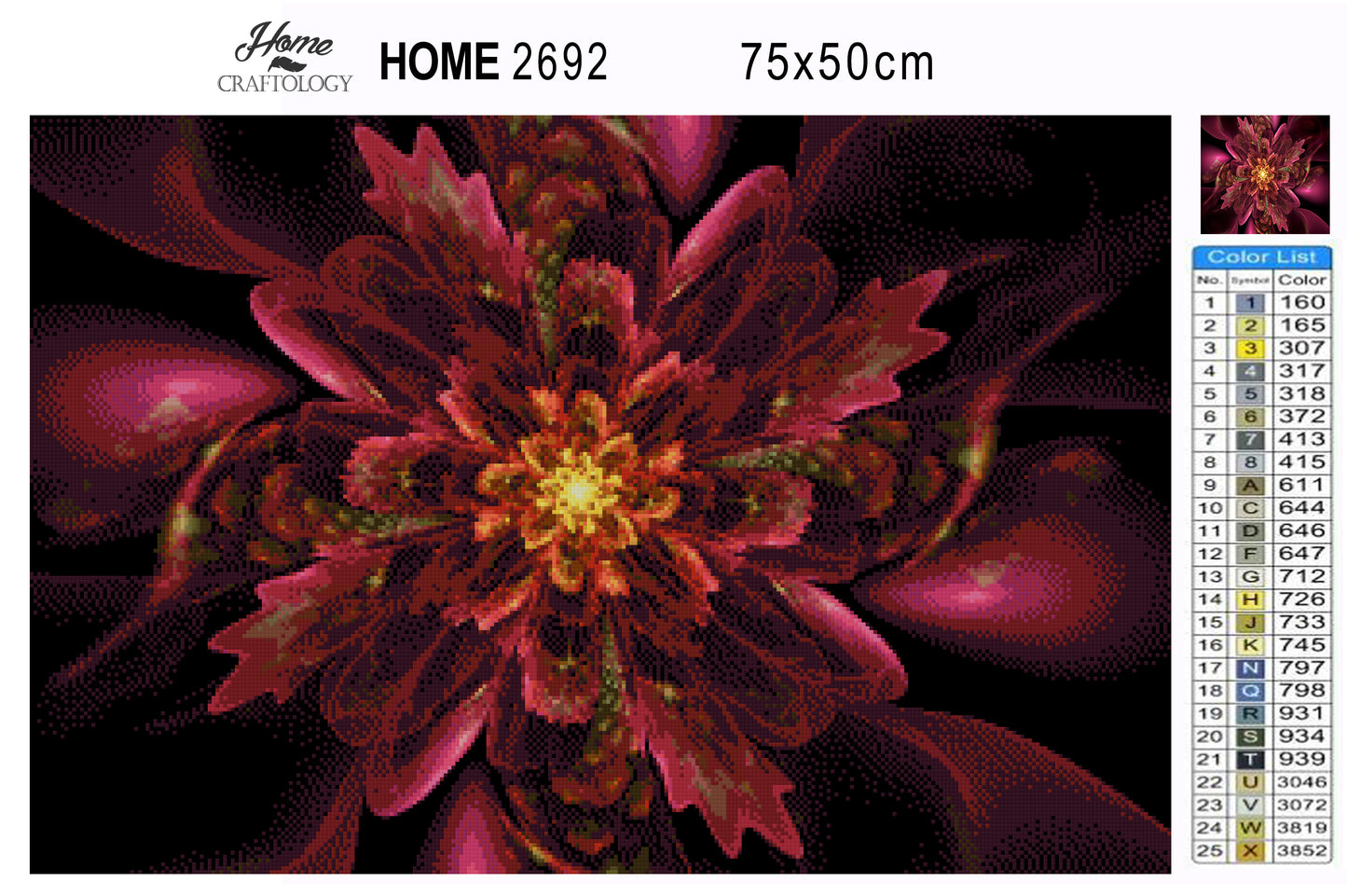 Glowing Flower - Premium Diamond Painting Kit