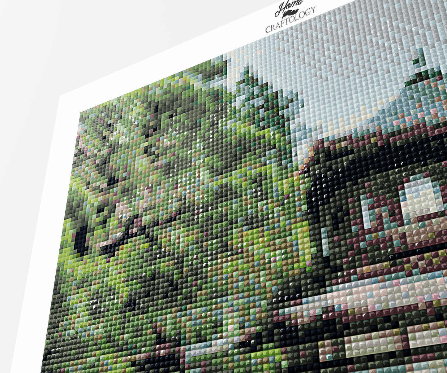 Ginkaku-ji Temple - Premium Diamond Painting Kit