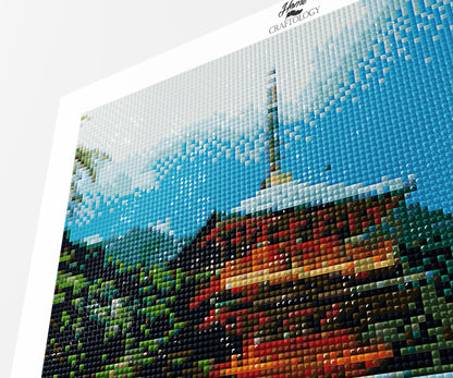 Japanese Temple - Premium Diamond Painting Kit