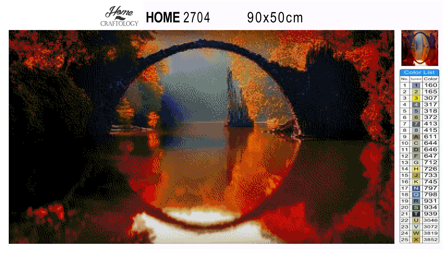 Autumn Reflection - Premium Diamond Painting Kit