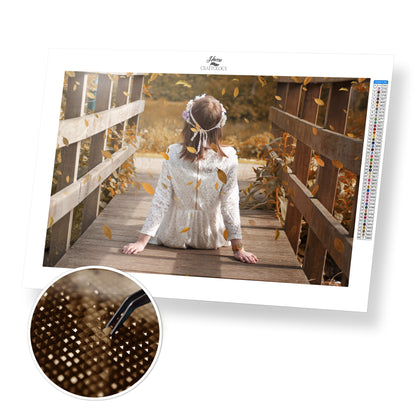 Flower Girl - Premium Diamond Painting Kit