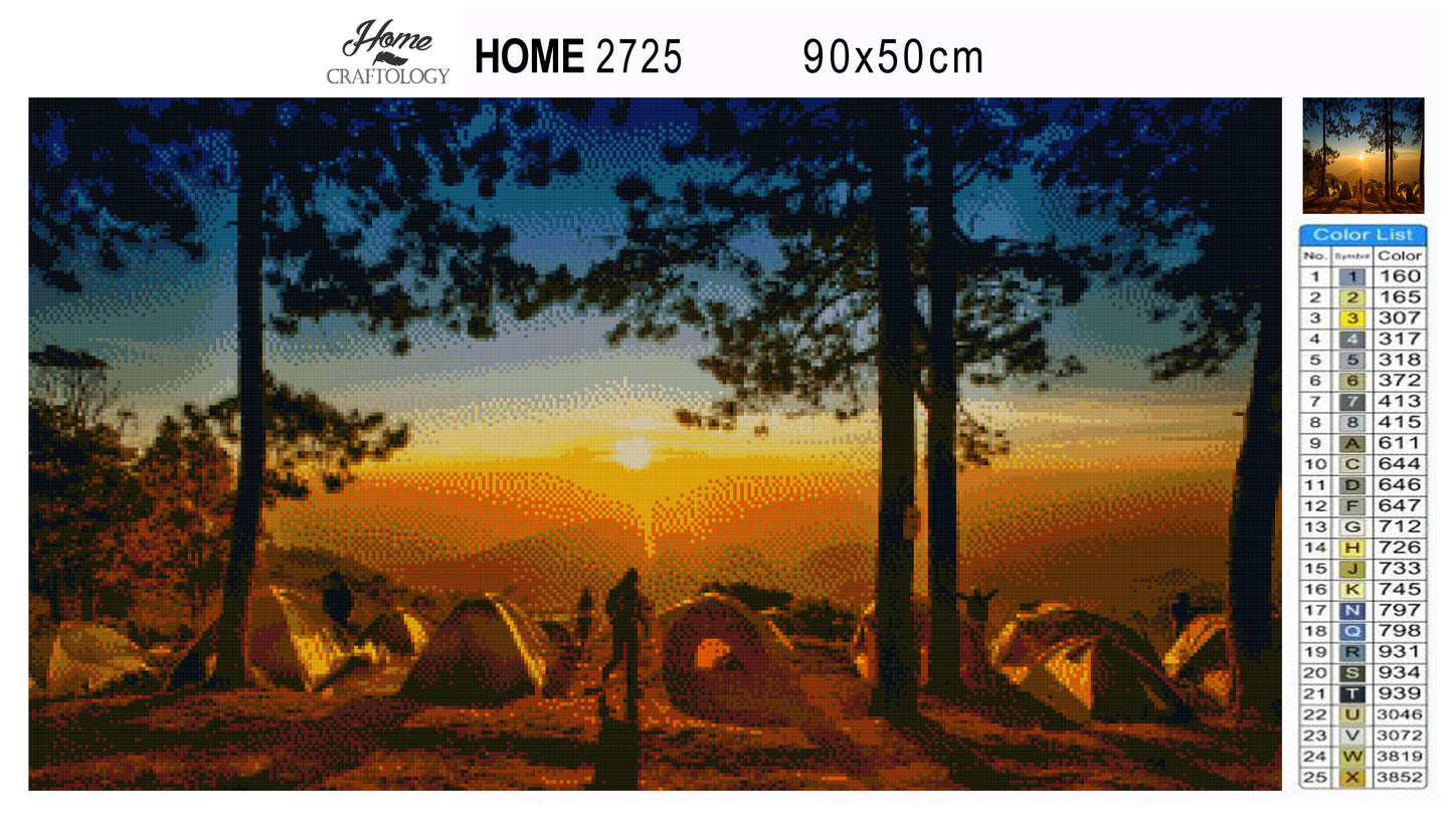 Perfect Sunrise View - Premium Diamond Painting Kit