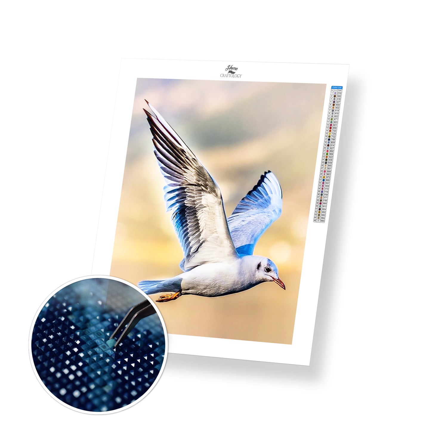 Flying Bird - Premium Diamond Painting Kit