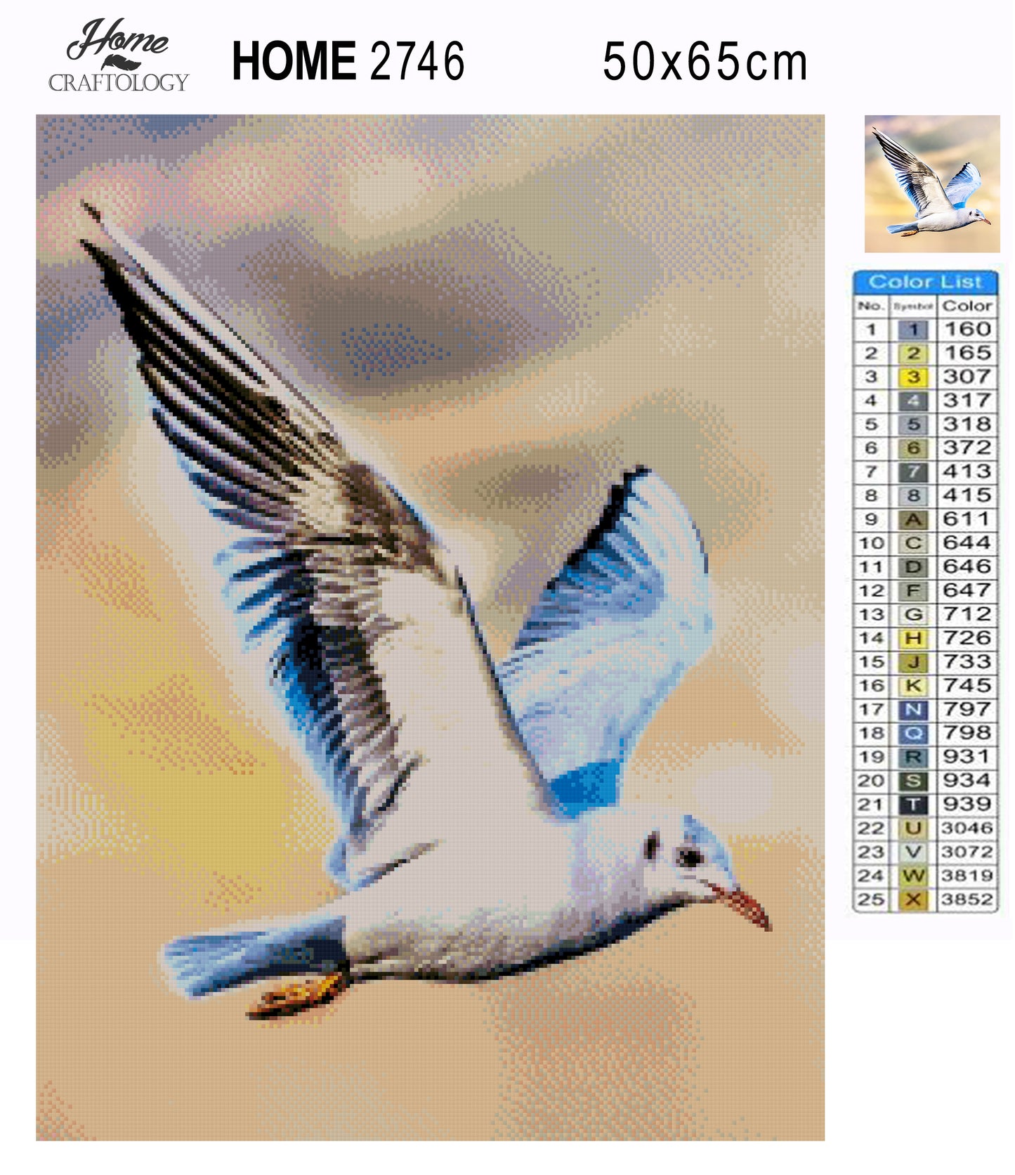 Flying Bird - Premium Diamond Painting Kit