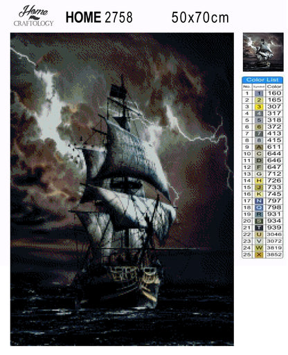 Galleon - Premium Diamond Painting Kit