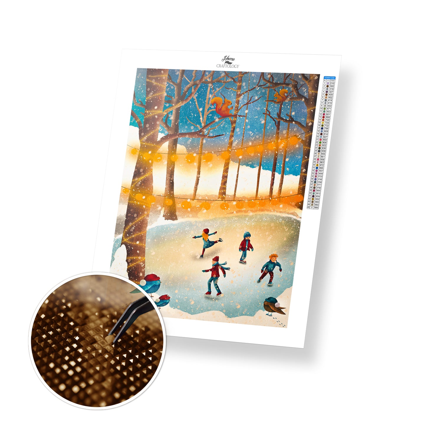 Ice Skating - Premium Diamond Painting Kit