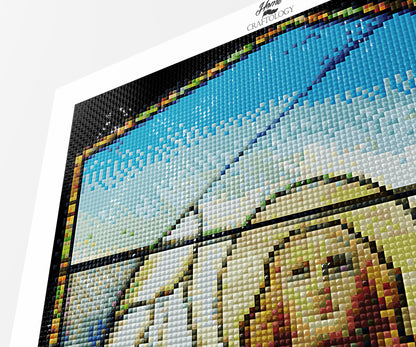 Angel Stained Glass - Premium Diamond Painting Kit