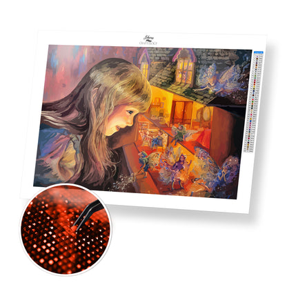 Magical Doll House - Premium Diamond Painting Kit