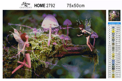 Two Fairies- Premium Diamond Painting Kit